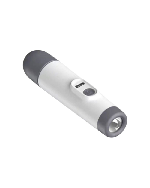Fuzo RayLax Rechargeable Torch with Massager-500mAh- White
